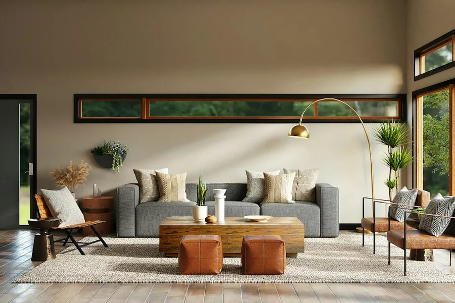 Smooth flawless matte finish on restored living room wall